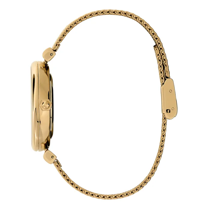 36mm Minima Bee TBar Gold Mesh Watch Women Bee Watches Olivia Burton