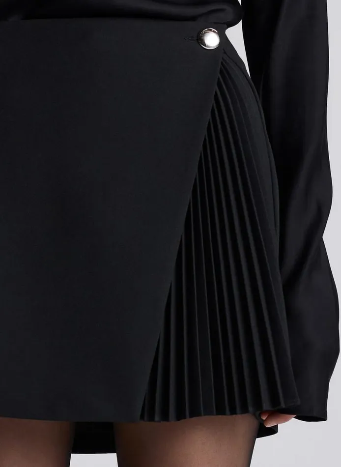 ALC Skirts Women Callen Pleated Mini Skirt Black