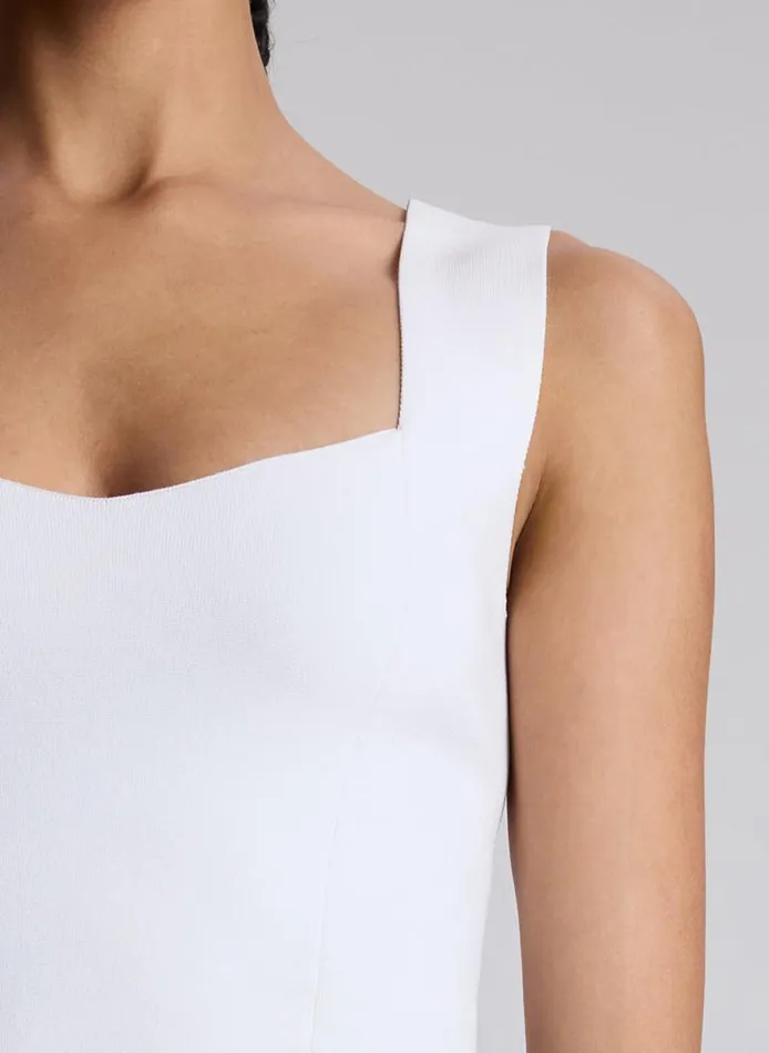 ALC Tees and Tanks Women Jordana Compact Knit Top White
