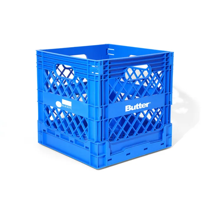 Accessories Men Butter Goods Blue Note Collapsible Record Crate Royal Blue Accessories Men Butter Goods Blue Note Collapsible Record Crate Royal Blue