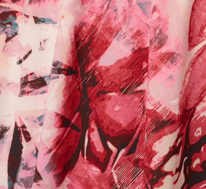 Adrianna Papell Floral Chiffon Midi Dress With Cutout Halter Neckline In Pink Multi Pink Multi Women Floral Dresses Adrianna Papell Floral Chiffon Midi Dress With Cutout Halter Neckline In Pink Multi Pink Multi Women Floral Dresses