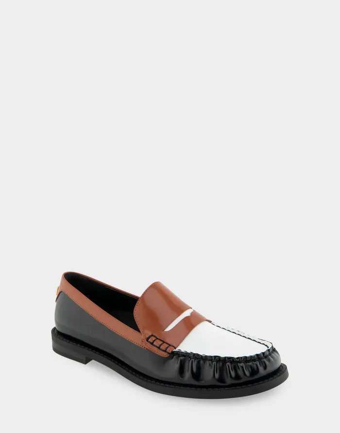 Aerosoles Loafers Comfortable Lightweight Flexible Tailored Weejun Loafer In Black Combo Faux Leather Faux Leather 8211 Women Aerosoles Loafers Comfortable Lightweight Flexible Tailored Weejun Loafer In Black Combo Faux Leather Faux Leather 8211 Women