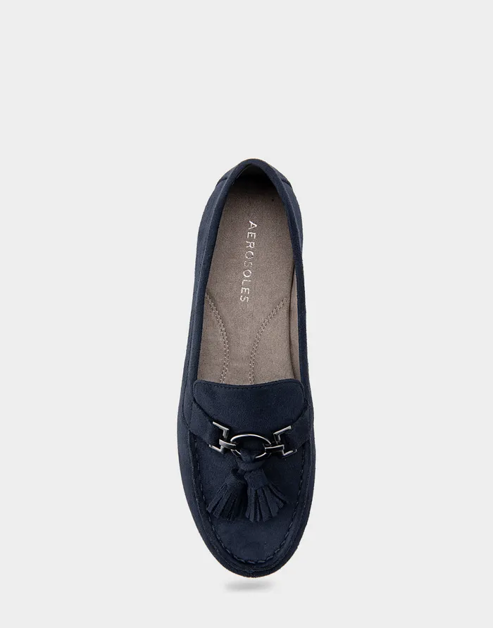Aerosoles Loafers Comfortable Loafer In Navy Faux Suede 8211 Women