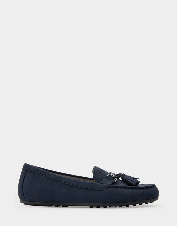 Aerosoles Loafers Comfortable Loafer In Navy Faux Suede 8211 Women