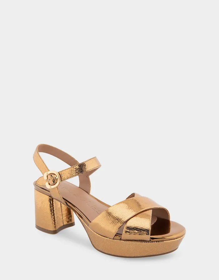 Aerosoles Platforms Comfortable Platform Sandal In Light Bronze Genuine Leather 8211 Women Aerosoles Platforms Comfortable Platform Sandal In Light Bronze Genuine Leather 8211 Women