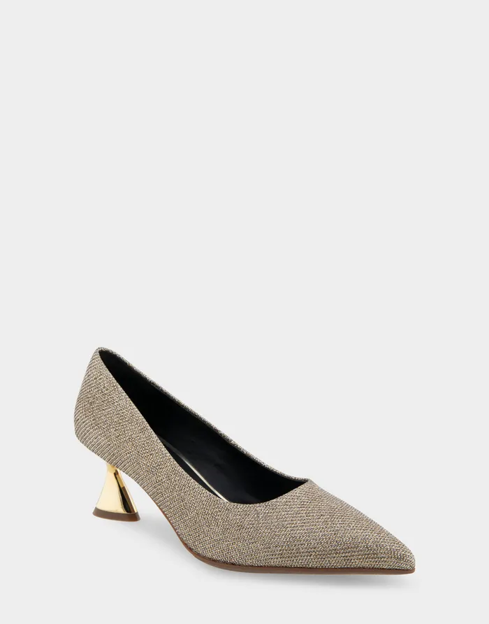 Aerosoles Pumps Comfortable Point Toe Statement Heel Pump In Soft Gold Fabric Metallic Lame Fabric 8211 Women Aerosoles Pumps Comfortable Point Toe Statement Heel Pump In Soft Gold Fabric Metallic Lame Fabric 8211 Women