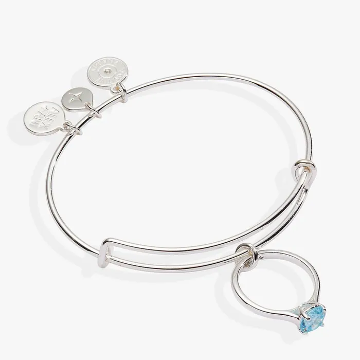 Alex And Ani Bracelets Women BrideToBe Bangle Silver