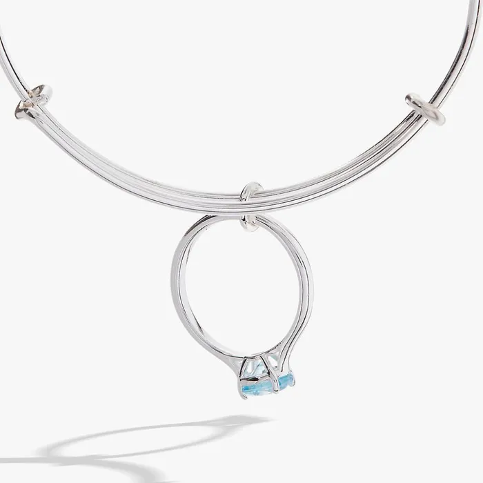 Alex And Ani Bracelets Women BrideToBe Bangle Silver