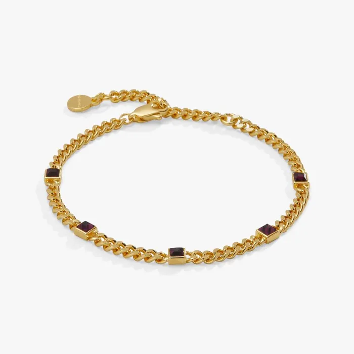 Alex And Ani Bracelets Women February Birthstone Amethyst Curb Chain Bracelet Silver