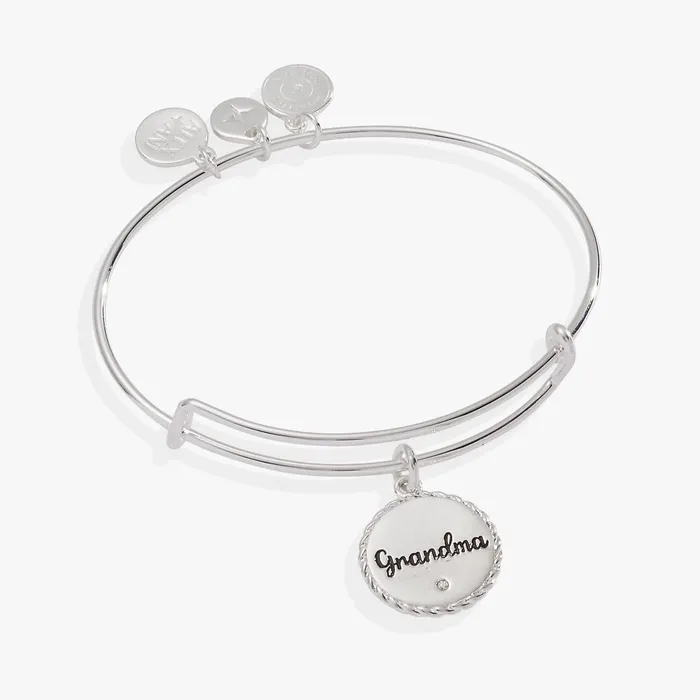 Alex And Ani Bracelets Women Grandma Charm Bangle Gold