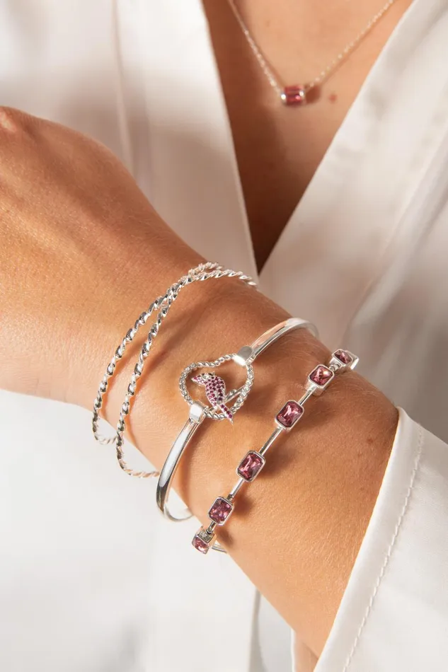 Alex And Ani Bracelets Women June Birthstone Emerald Cut Bangle Gold