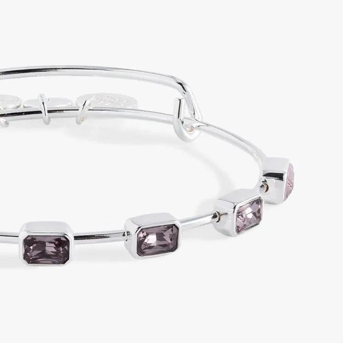 Alex And Ani Bracelets Women June Birthstone Emerald Cut Bangle Gold