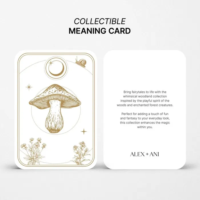Alex And Ani Earrings Women Mushroom Earring Duo Set Gold