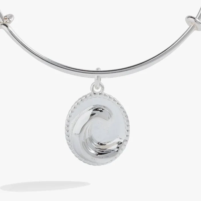 Alex And Ani Iconic Women Roll With The Tides Charm Bangle Gold