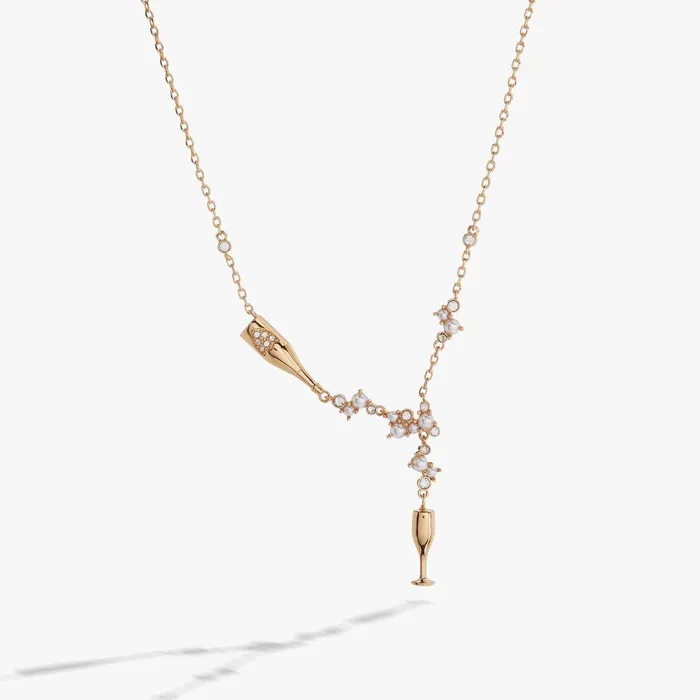 Alex And Ani Necklaces Women Champagne Inline Pendant Necklace Gold