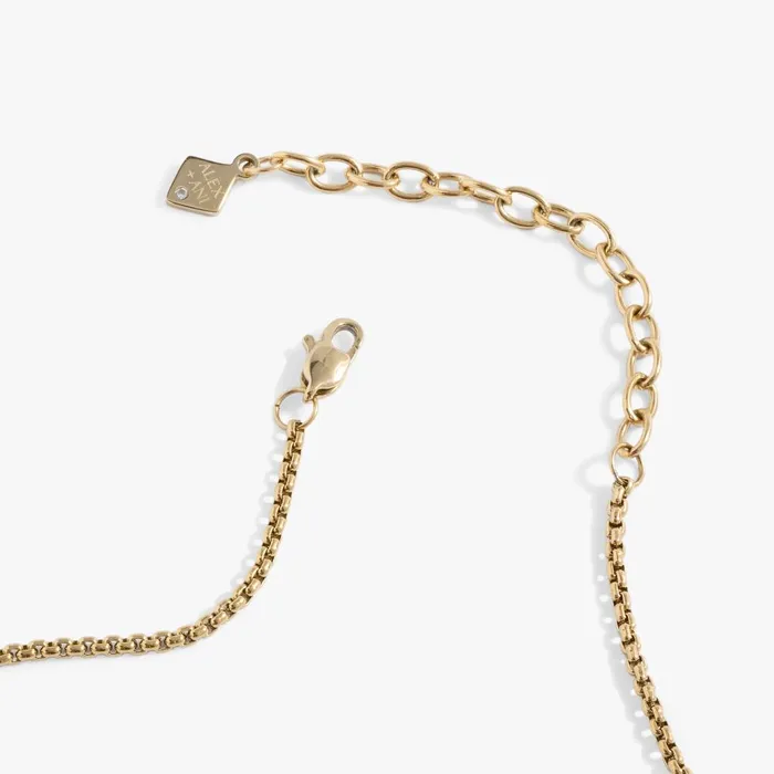 Alex And Ani Necklaces Women February Birthstone And Flower Flip Charm Necklace Stainless Steel Gold