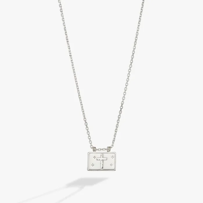 Alex And Ani Necklaces Women Hidden Message Cross Affirmation Necklace Silver