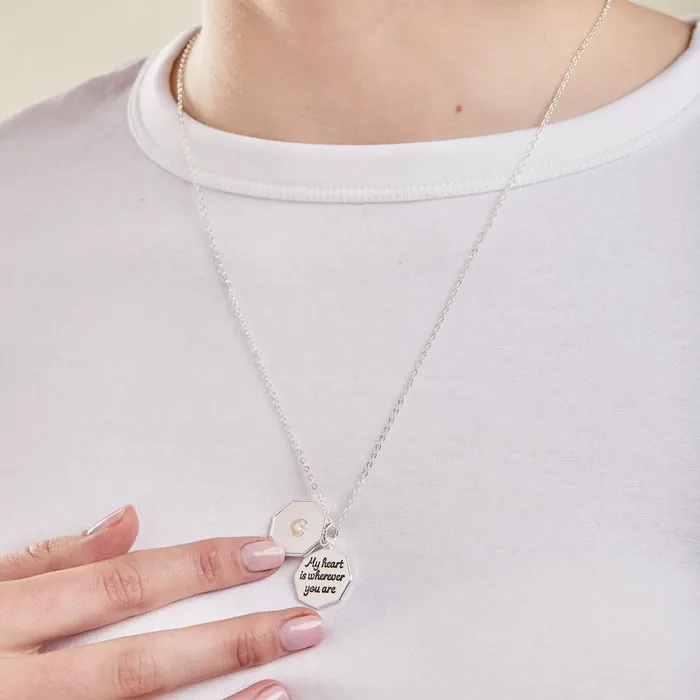 Alex And Ani Necklaces Women My Heart Is Wherever You Are039 Slider Necklace Adjustable Silver