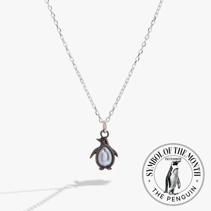 Alex And Ani Necklaces Women Penguin Pendant Necklace Two Tone