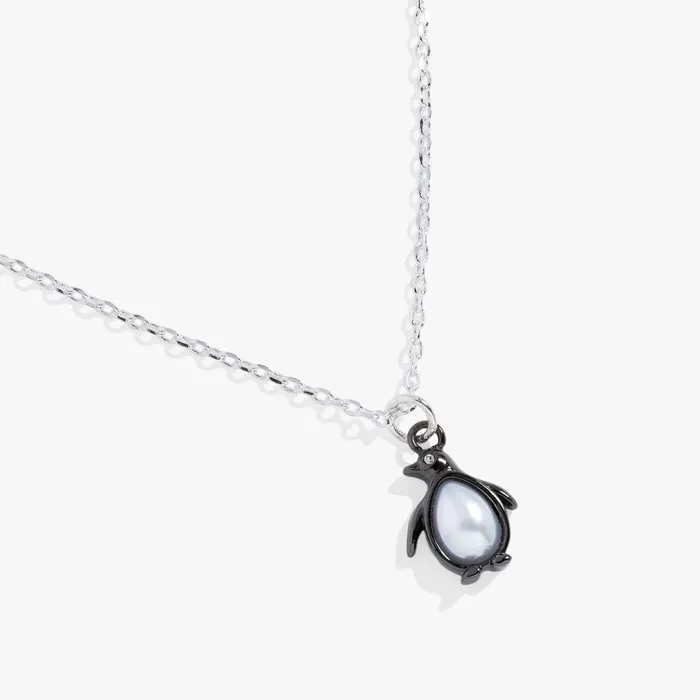 Alex And Ani Necklaces Women Penguin Pendant Necklace Two Tone