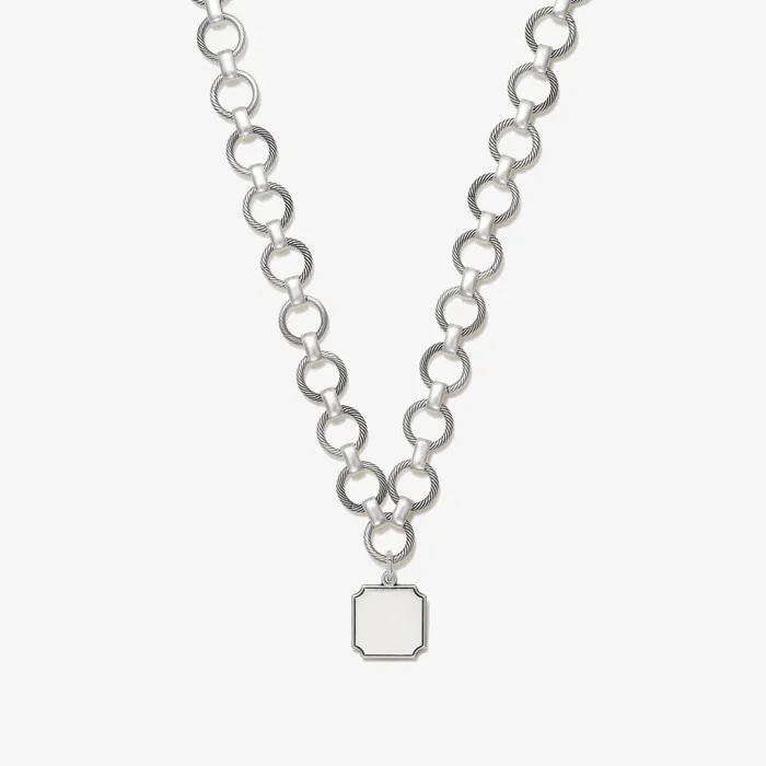 Alex And Ani Necklaces Women Square Charm Chunky Chain Necklace 20039039 Rafaelian Silver Alex And Ani Necklaces Women Square Charm Chunky Chain Necklace 20039039 Rafaelian Silver