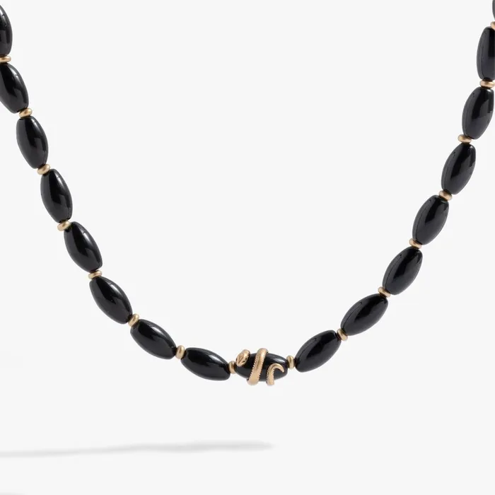 Alex And Ani Necklaces Women Untamed Beaded Snake Necklace 16034 Antique Gold