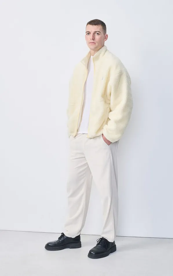 American Vintage Jackets and Blazers Men Jacket Hoktown Ecru American Vintage Jackets and Blazers Men Jacket Hoktown Ecru