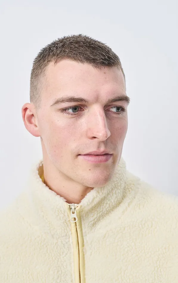 American Vintage Jackets and Blazers Men Jacket Hoktown Ecru American Vintage Jackets and Blazers Men Jacket Hoktown Ecru
