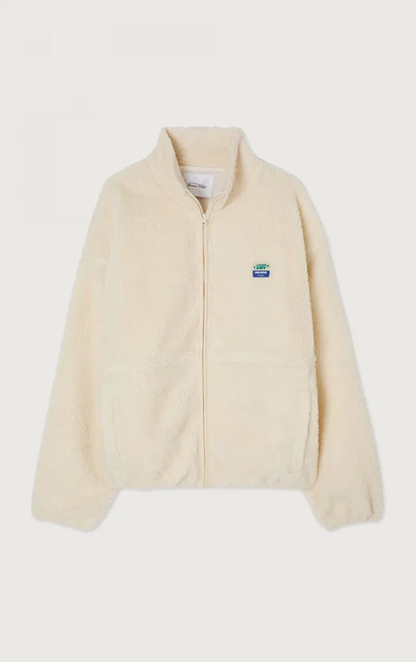 American Vintage Jackets and Blazers Men Jacket Hoktown Ecru American Vintage Jackets and Blazers Men Jacket Hoktown Ecru