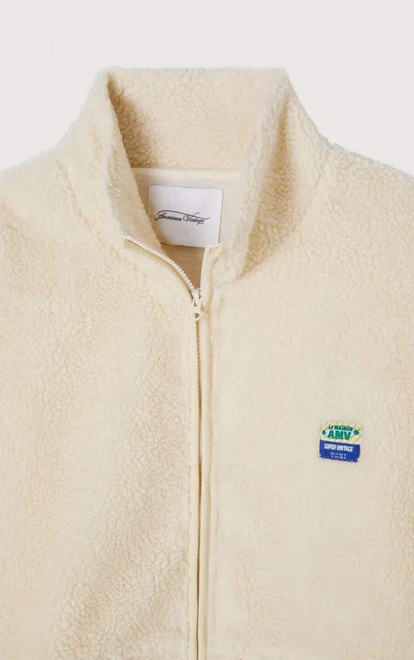 American Vintage Jackets and Blazers Men Jacket Hoktown Ecru American Vintage Jackets and Blazers Men Jacket Hoktown Ecru