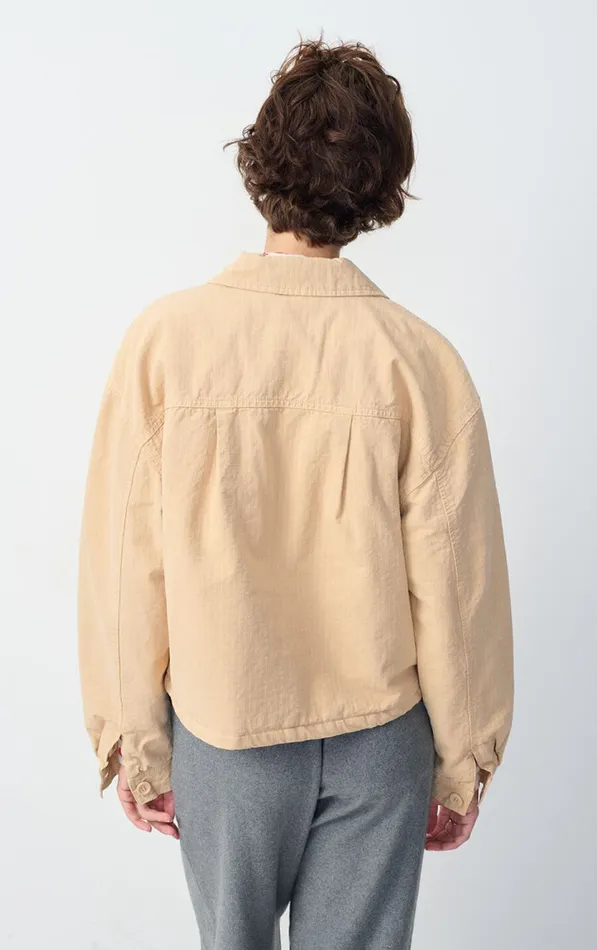 American Vintage Jackets and Blazers Women Jacket Rygybay Sand American Vintage Jackets and Blazers Women Jacket Rygybay Sand