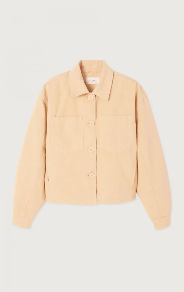 American Vintage Jackets and Blazers Women Jacket Rygybay Sand American Vintage Jackets and Blazers Women Jacket Rygybay Sand