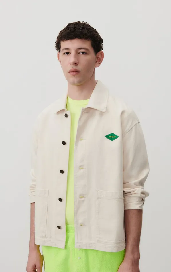 American Vintage Jackets and Blazers WomenMen Jacket Datcity Ecru