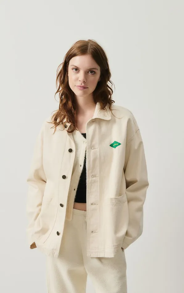American Vintage Jackets and Blazers WomenMen Jacket Datcity Ecru American Vintage Jackets and Blazers WomenMen Jacket Datcity Ecru