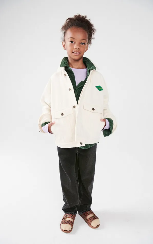 American Vintage Jackets and Coats Kids Jacket Spywood Ecru American Vintage Jackets and Coats Kids Jacket Spywood Ecru
