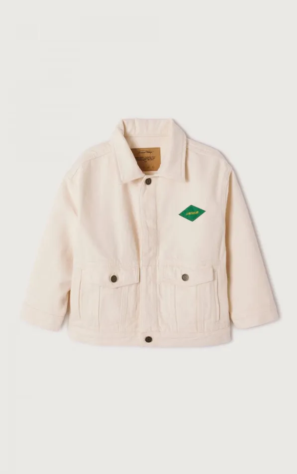 American Vintage Jackets and Coats Kids Jacket Spywood Ecru American Vintage Jackets and Coats Kids Jacket Spywood Ecru