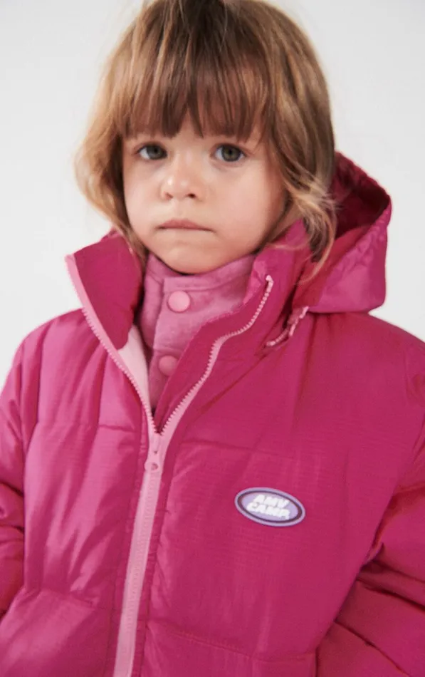 American Vintage Jackets and Coats Kids Padded Jacket Ifabay Fuchsia American Vintage Jackets and Coats Kids Padded Jacket Ifabay Fuchsia