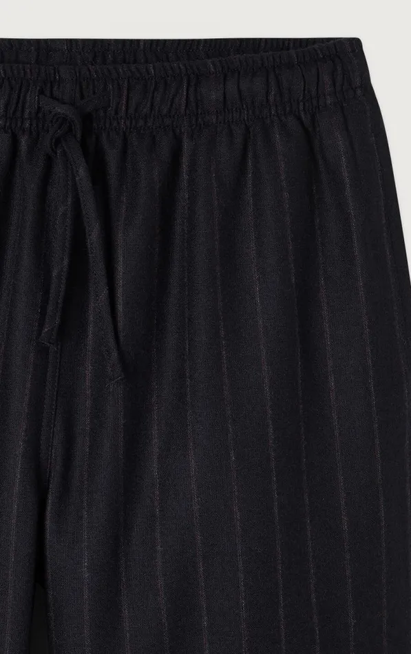 American Vintage Trousers Women Trousers Dirow Navy Stripes American Vintage Trousers Women Trousers Dirow Navy Stripes