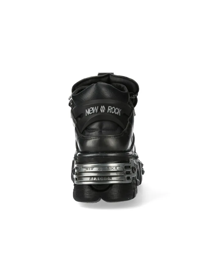 Ankle Boot Black Tower With Laces M106phscV2 WomenMen New Rock Booties