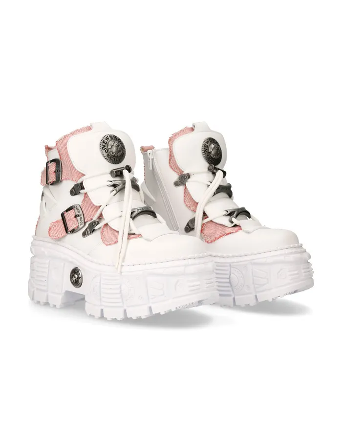 Ankle Boot Tank MWall052V2 WomenMen New Rock Booties