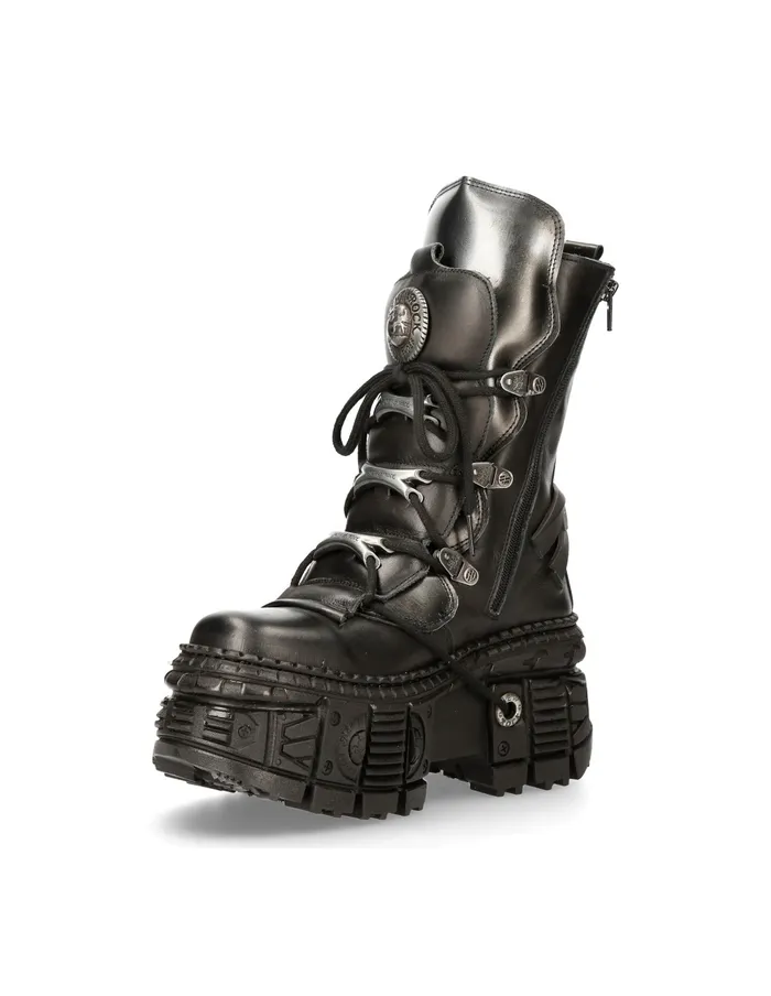 Ankle Boot Tank MWall130C1 WomenMen New Rock Boots