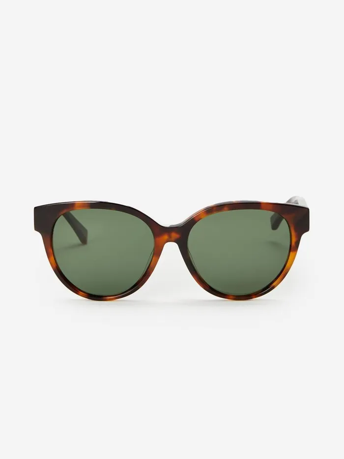 Aveleen Sunglasses In Tortoise Greendark Brown Women JMcLaughlin Eyewear