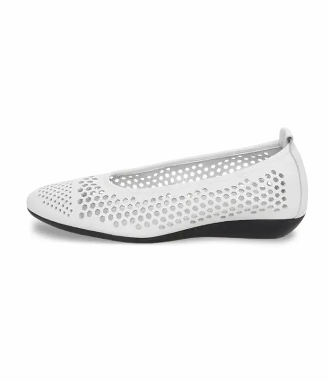 Babies and Ballerinas Woman Arche Onakho Ballerinas Plain White Leather Babies and Ballerinas Woman Arche Onakho Ballerinas Plain White Leather