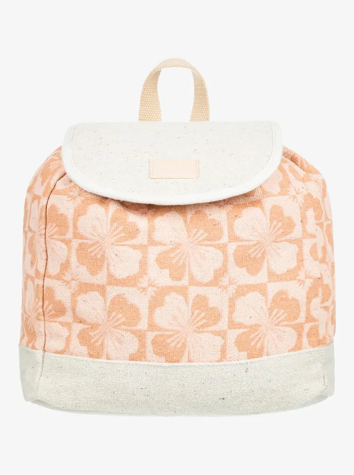 Backpacks Women Roxy Cute Palm Small Backpack Pale Dogwood Sun Clik