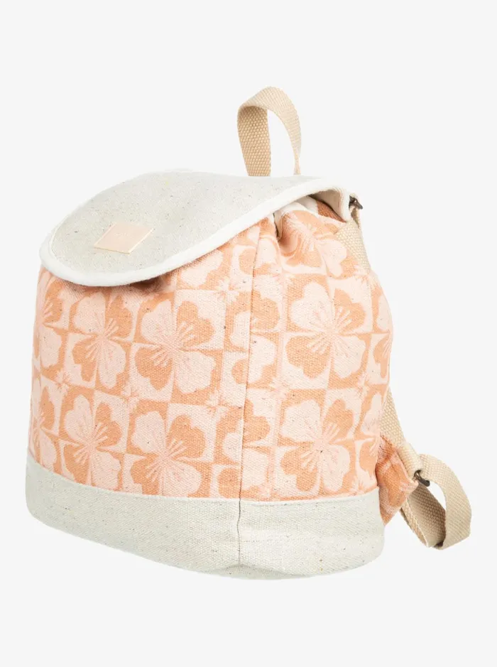 Backpacks Women Roxy Cute Palm Small Backpack Pale Dogwood Sun Clik