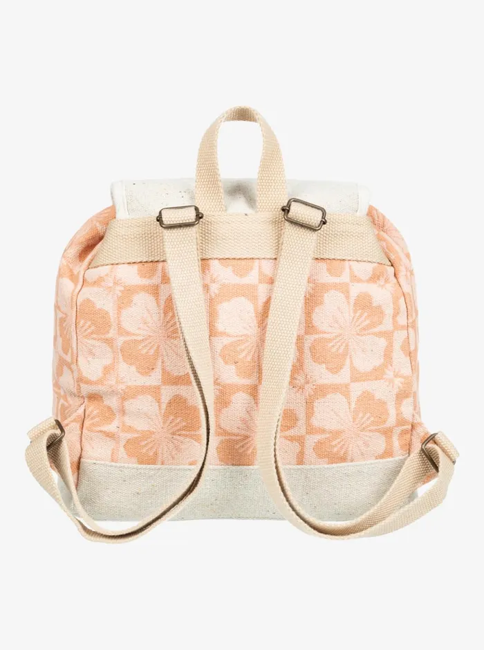 Backpacks Women Roxy Cute Palm Small Backpack Pale Dogwood Sun Clik