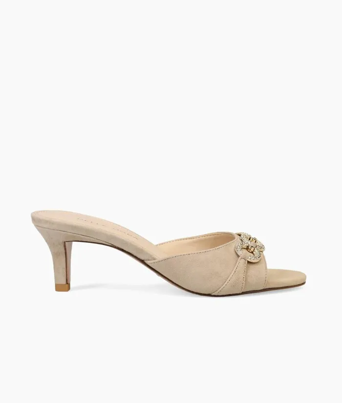 Balin 2 Slide 8211 Mushroom Women Pelle Moda Low Heels