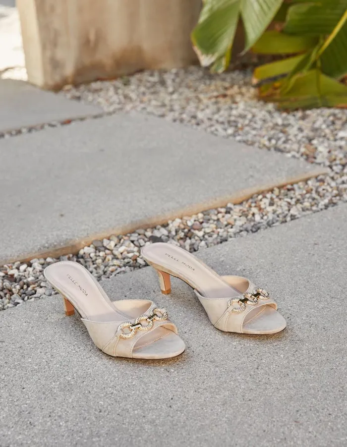 Balin 2 Slide 8211 Mushroom Women Pelle Moda Low Heels Balin 2 Slide 8211 Mushroom Women Pelle Moda Low Heels