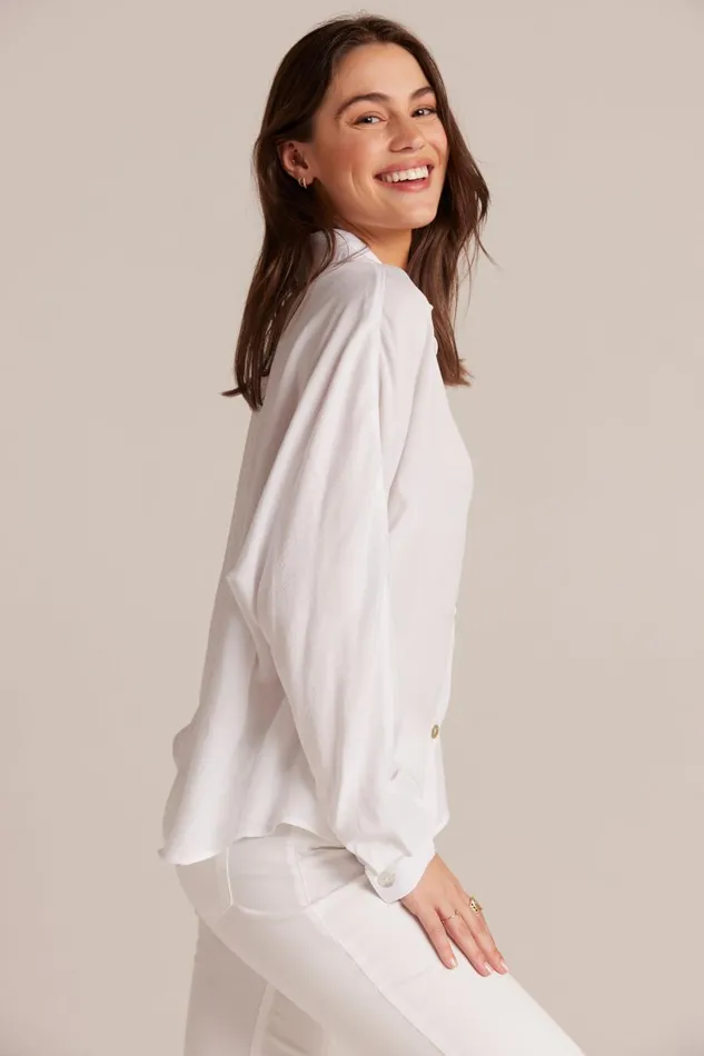 Bella Dahl Long Sleeve Dolman Sleeve Button Down 8211 White 8211 Women Bella Dahl Long Sleeve Dolman Sleeve Button Down 8211 White 8211 Women