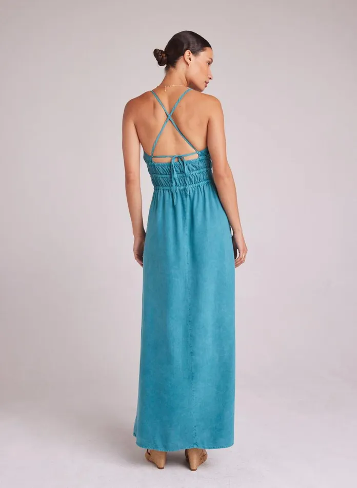 Bella Dahl Maxi Dresses Smocked Cami Maxi Dress 8211 Deep Azure 8211 Women Bella Dahl Maxi Dresses Smocked Cami Maxi Dress 8211 Deep Azure 8211 Women